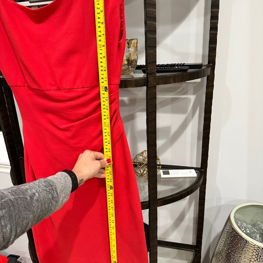 Dvf size 4 red dress